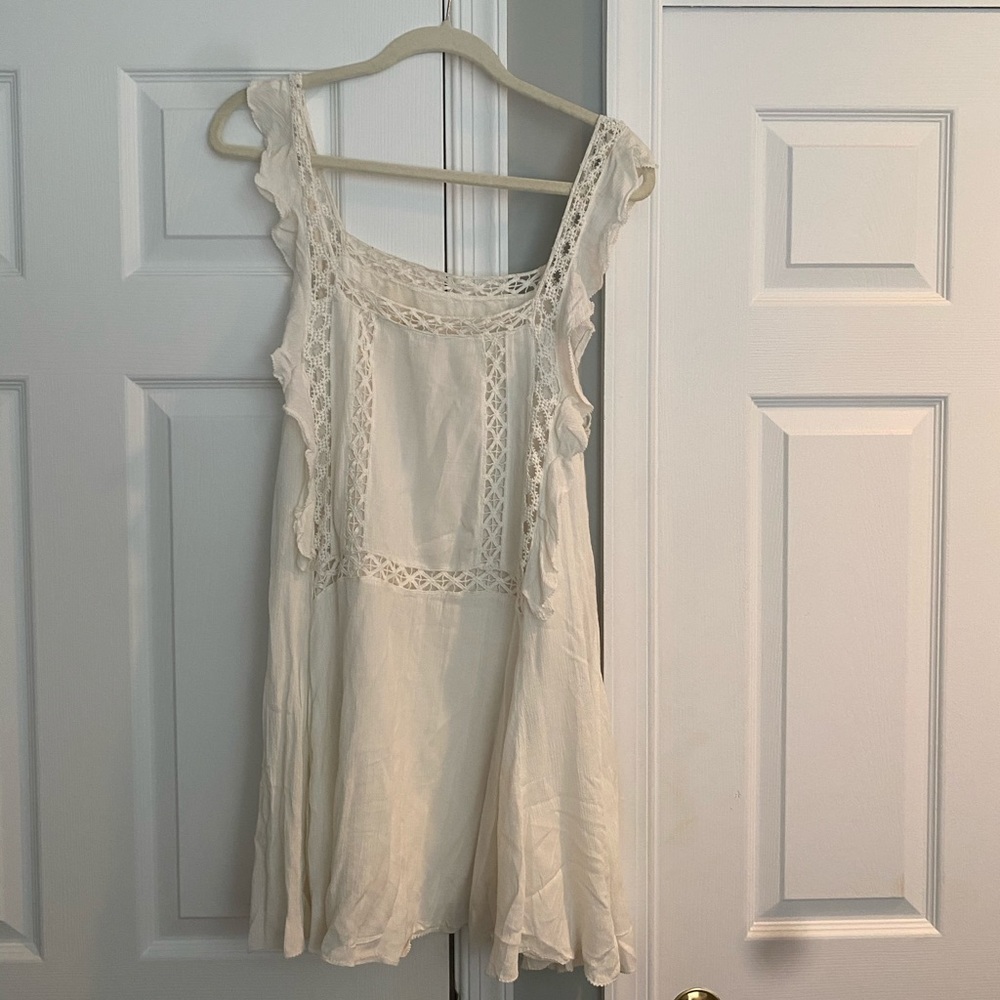 Free People White Mini Sundress - Picture 2 of 2